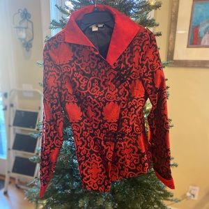 Gorgeous Chinese silk jacket by Dragon Silk…. Great for the holidays